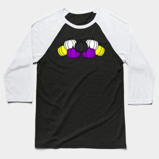 Pride Pumpkins Non-Binary Baseball T-Shirt